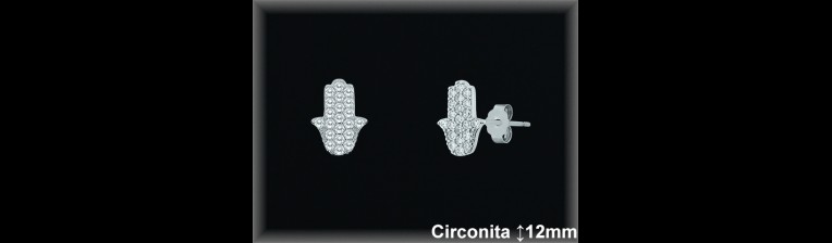 Pendientes de Plata al Por Mayor ref MZ501B  Mayorista de Pendientes de Plata