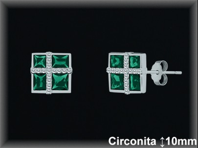 Pendientes de Plata al Por Mayor ref MZ510D  Mayorista de Pendientes de Plata