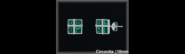 Pendientes de Plata al Por Mayor ref MZ510D  Mayorista de Pendientes de Plata