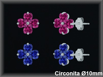 Pendientes de Plata al Por Mayor ref MZ529R  Mayorista de Pendientes de Plata