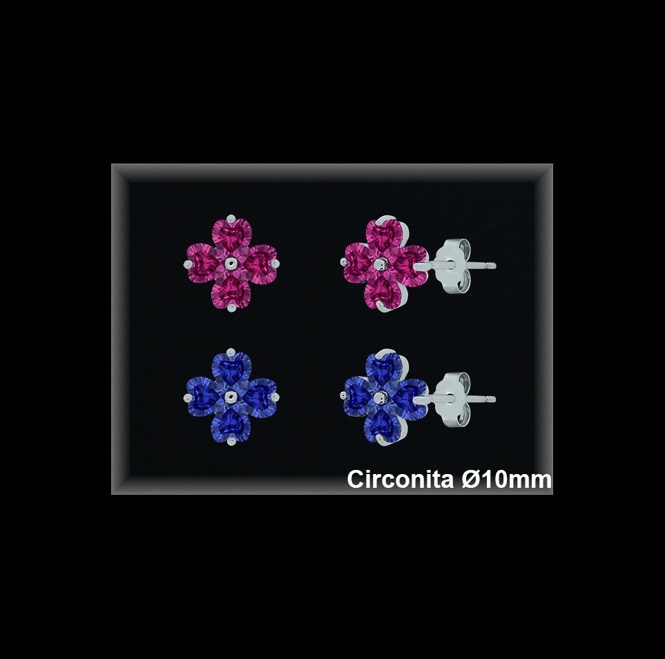 Pendientes de Plata al Por Mayor ref MZ529R  Mayorista de Pendientes de Plata