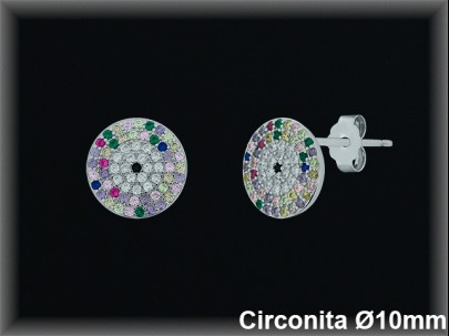 Pendientes de Plata al Por Mayor ref MZ531T  Mayorista de Pendientes de Plata