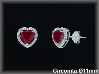 Pendientes de Plata al Por Mayor ref MZ727R  Mayorista de Pendientes de Plata