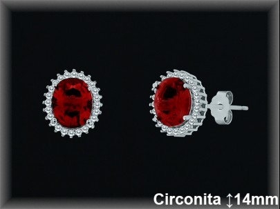 Pendientes de Plata al Por Mayor ref Z8418R  Mayorista de Pendientes de Plata