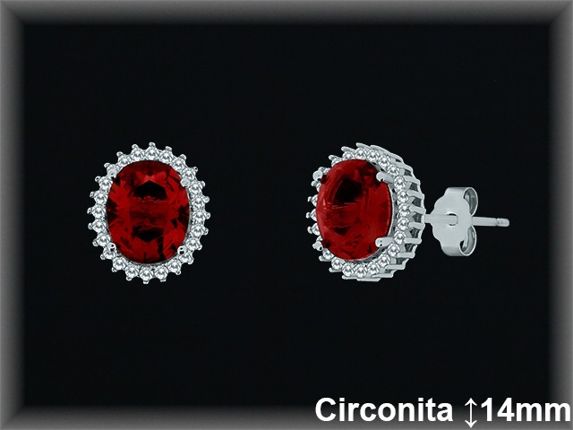 Pendientes de Plata al Por Mayor ref Z8418R  Mayorista de Pendientes de Plata