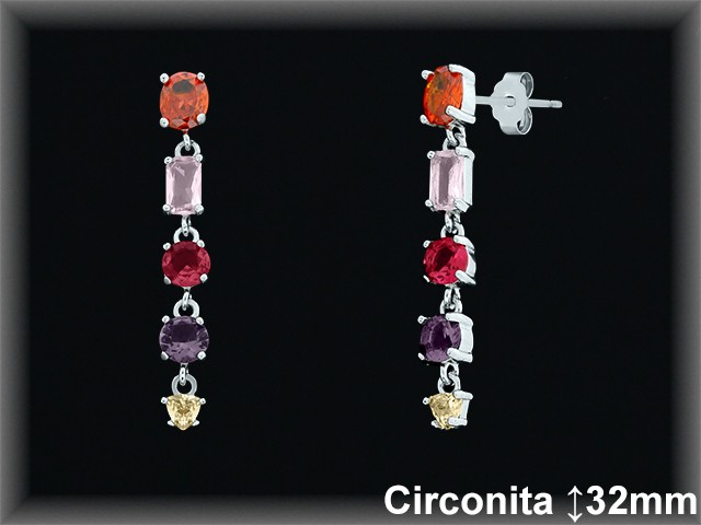 Mayorista de Plata en Pendientes ref Z8438S  Pendientes de Plata al por Mayor