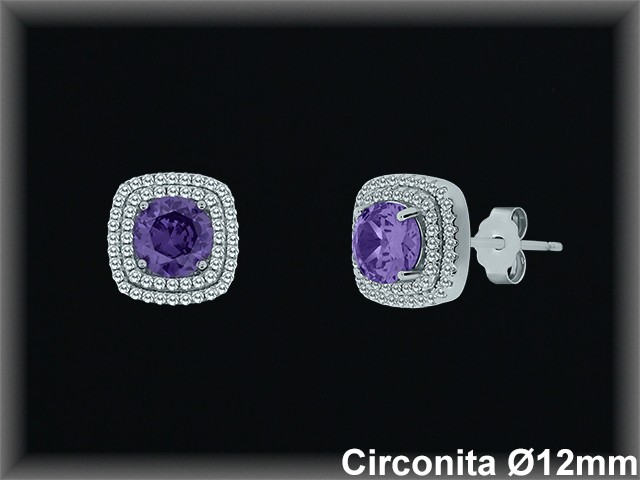 Pendientes de Plata al Por Mayor ref Z8493A  Mayorista de Pendientes de Plata