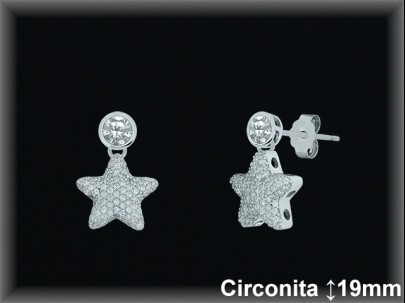 Pendientes de Plata al Por Mayor ref Z8530  Mayorista de Pendientes de Plata