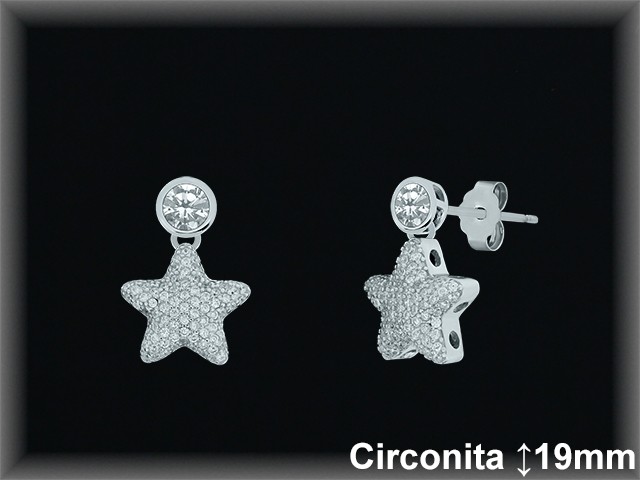 Pendientes de Plata al Por Mayor ref Z8530  Mayorista de Pendientes de Plata
