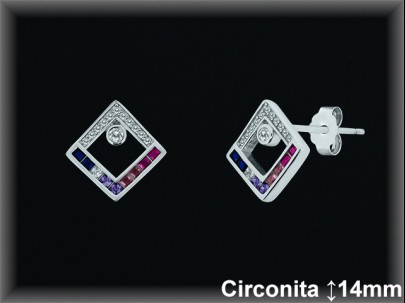 Pendientes de Plata al Por Mayor ref Z8562T  Mayorista de Pendientes de Plata