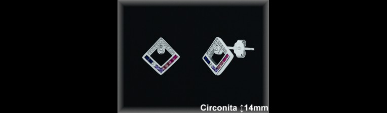 Pendientes de Plata al Por Mayor ref Z8562T  Mayorista de Pendientes de Plata