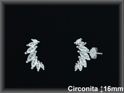 Pendientes de Plata al Por Mayor ref Z8574  Mayorista de Pendientes de Plata