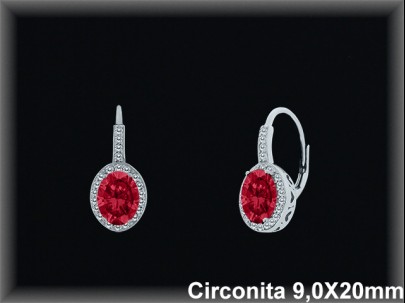 Pendientes de Plata al Por Mayor ref Z8626R  Mayorista de Pendientes de Plata