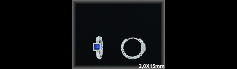Mayorista de Plata de Aros ref AZ351Z  Aros de Plata al por Mayor