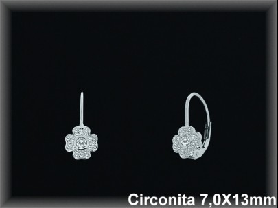 Pendientes de Plata al Por Mayor ref Z8623  Mayorista de Pendientes de Plata