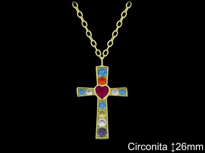 Mayorista de Plata de Cruces ref 4473CT  Cruces de Plata al por Mayor