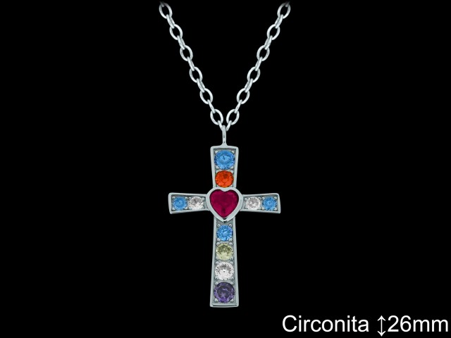 Mayorista de Plata de Cruces ref 4473T  Cruces de Plata al por Mayor
