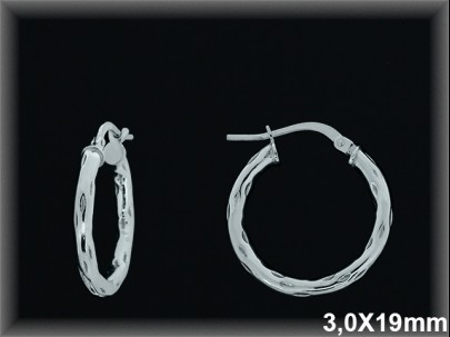 Mayorista de Plata de Aros ref AL526BD  Aros de Plata al por Mayor