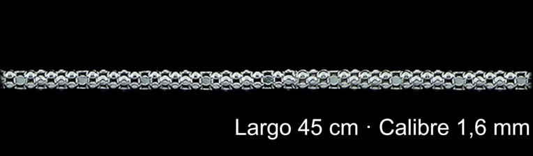 Cadena Plata 925 Coreana 45 Cm 1 6 Mm | Mayorista