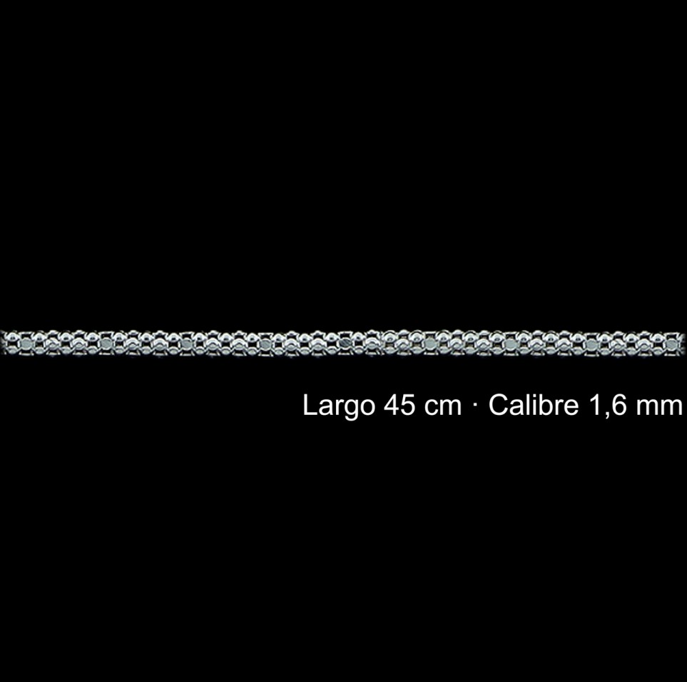 Cadena Plata 925 Coreana 45 Cm 1 6 Mm | Mayorista