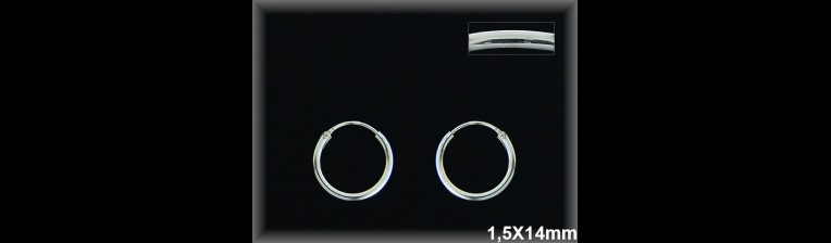Pendientes Plata al por mayor ref A8003 Mayoristas Plata al por Mayor