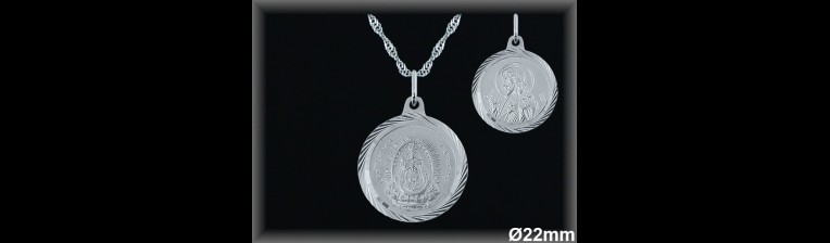 Medallas Plata al por mayor ref 33103. Mayoristas Plata al por Mayor