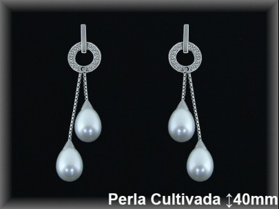 Pendientes Plata al por mayor ref R8497 Mayoristas Plata al por Mayor