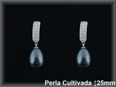 Pendientes Plata al por mayor ref R8547G Mayoristas Plata al por Mayor