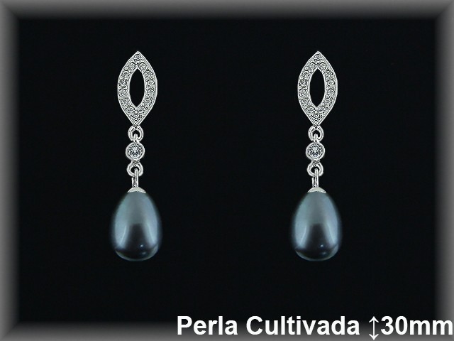 Pendientes Plata al por mayor ref R8628G Mayoristas Plata al por Mayor