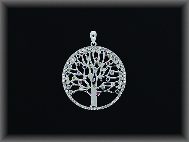 Mayoristas Colgantes Plata al por Mayor con Arbol de la Vida. MOVE.