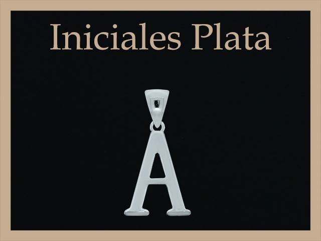 Mayoristas Colgantes Plata al por Mayor de Iniciales MOVEGRANADA