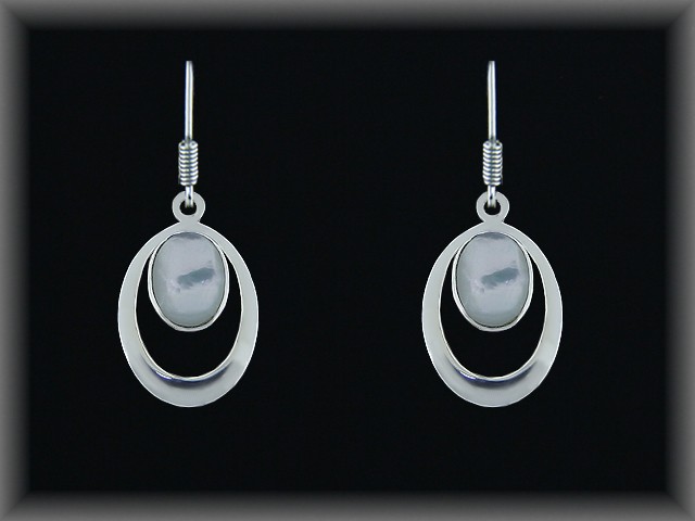 Pendientes Plata Nacar-Ambar