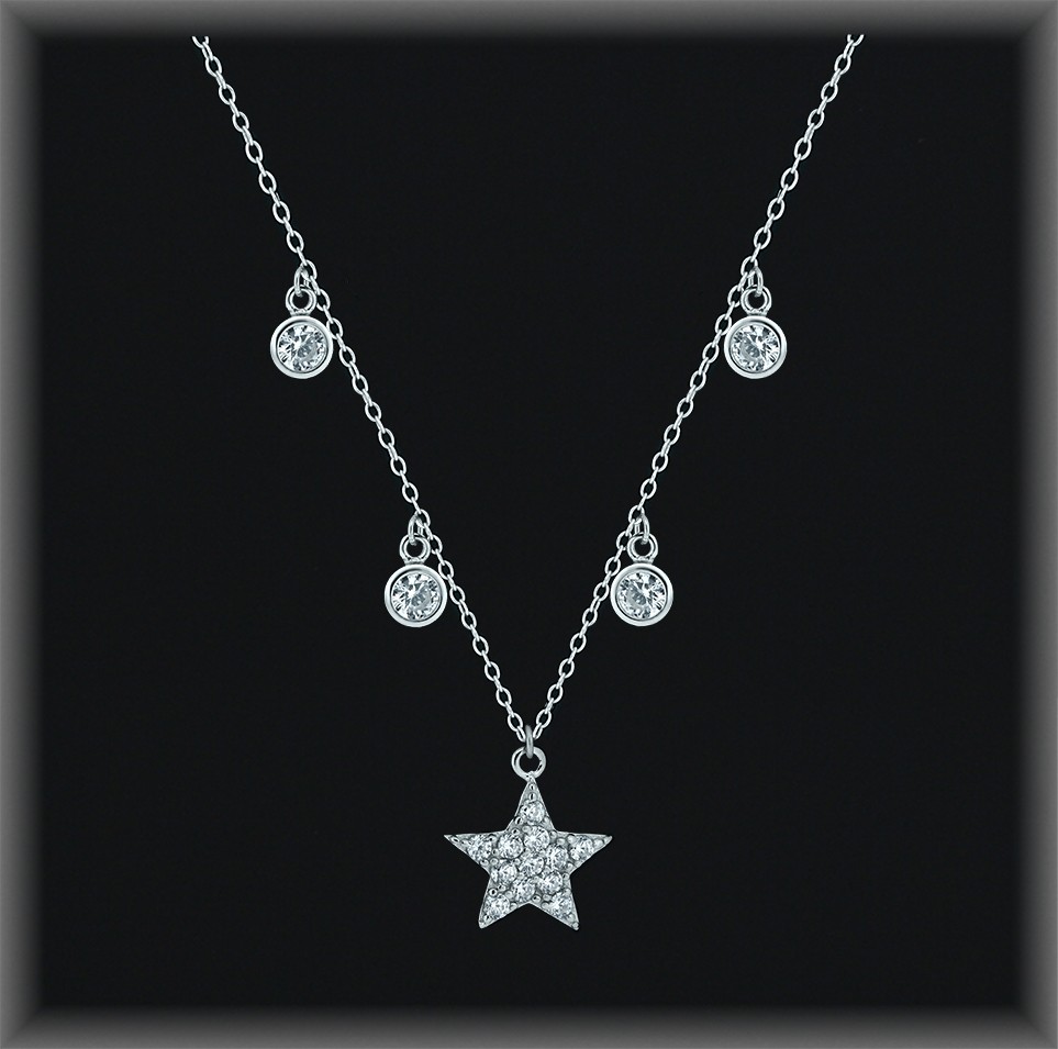 Gargantillas Plata Circonitas